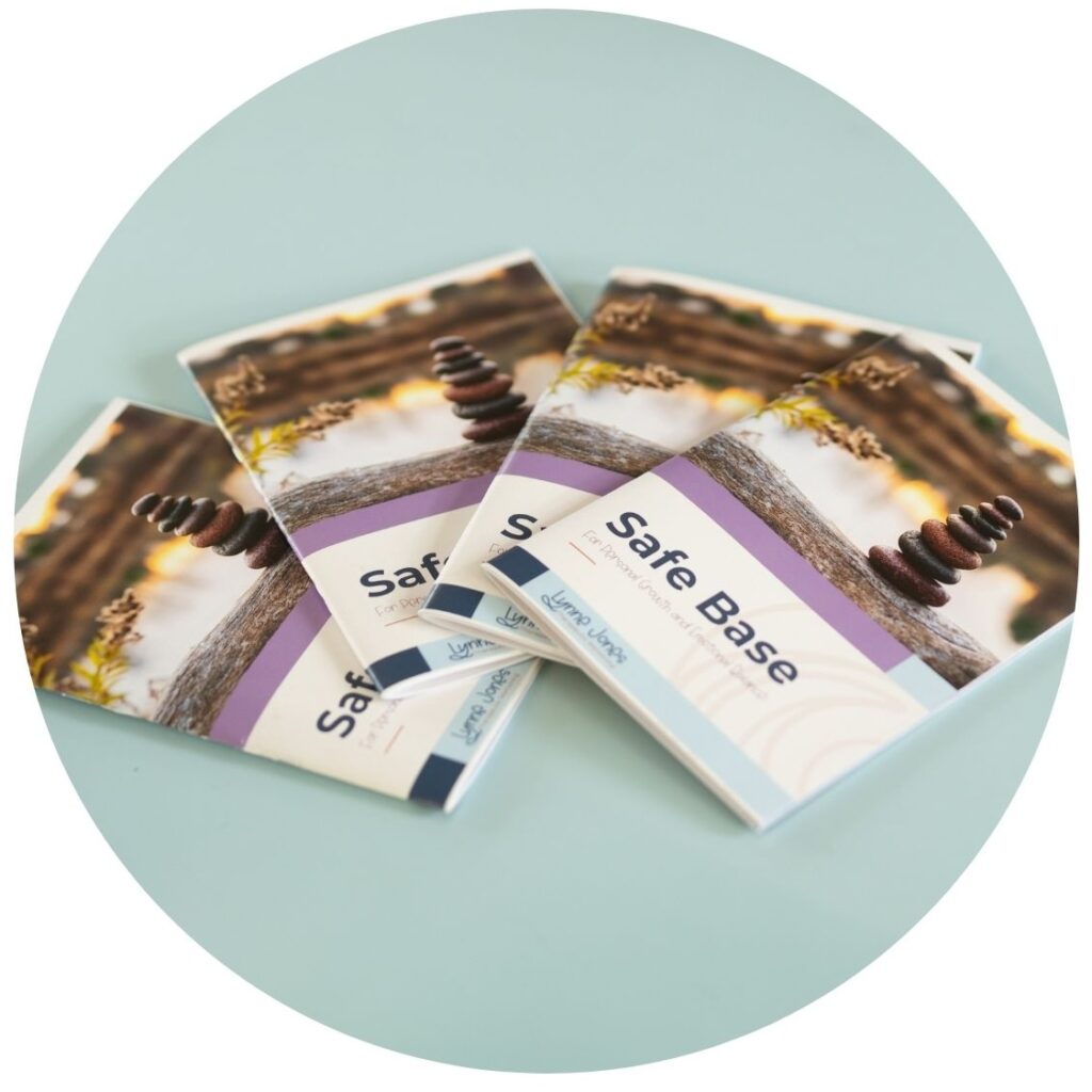 Safe Base programme booklets created by Lynne Jones for supporting families and community wellbeing