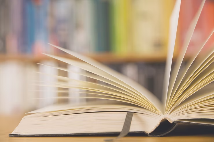 Book with open pages